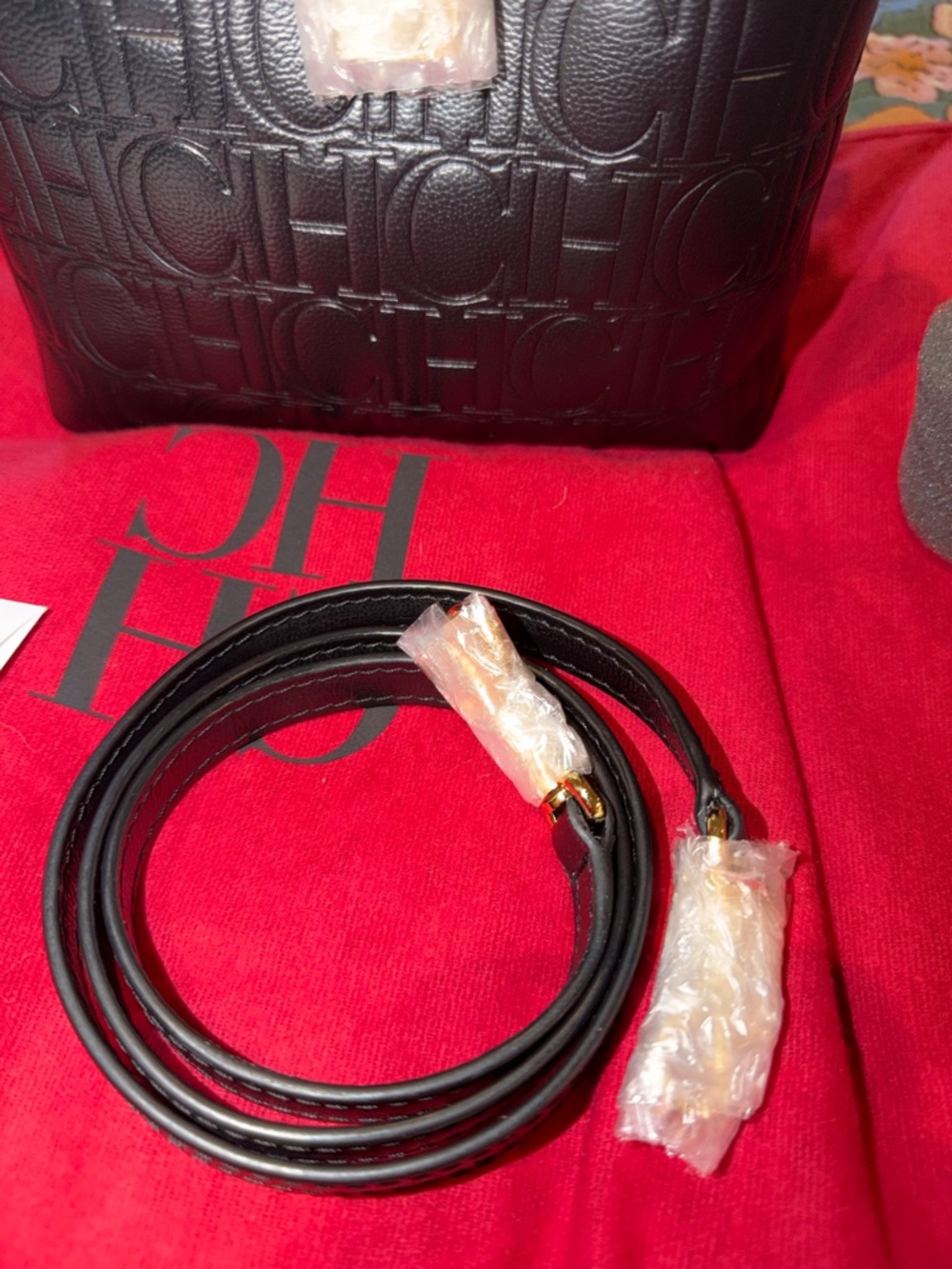 NWT Carolina Herrera MATRYOSHKA LOCKED XS | SMALL HANDBAG Black - Picture 6 of 16